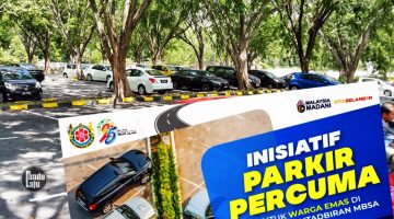 Inisiatif parkir percuma untuk warga emas di kawasan MBSA