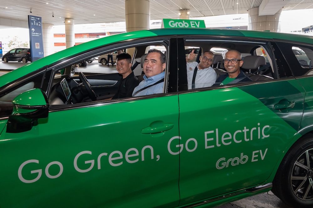 Grab EV di KLIA