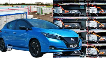 Bateri EV Nissan LEAF guna di lapangan terbang Itali