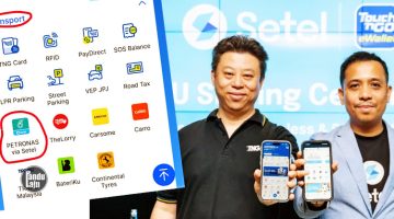 Bayar minyak Petronas guna TNG eWallet