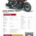 Spesifikasi Indian Scout Bobber Twenty