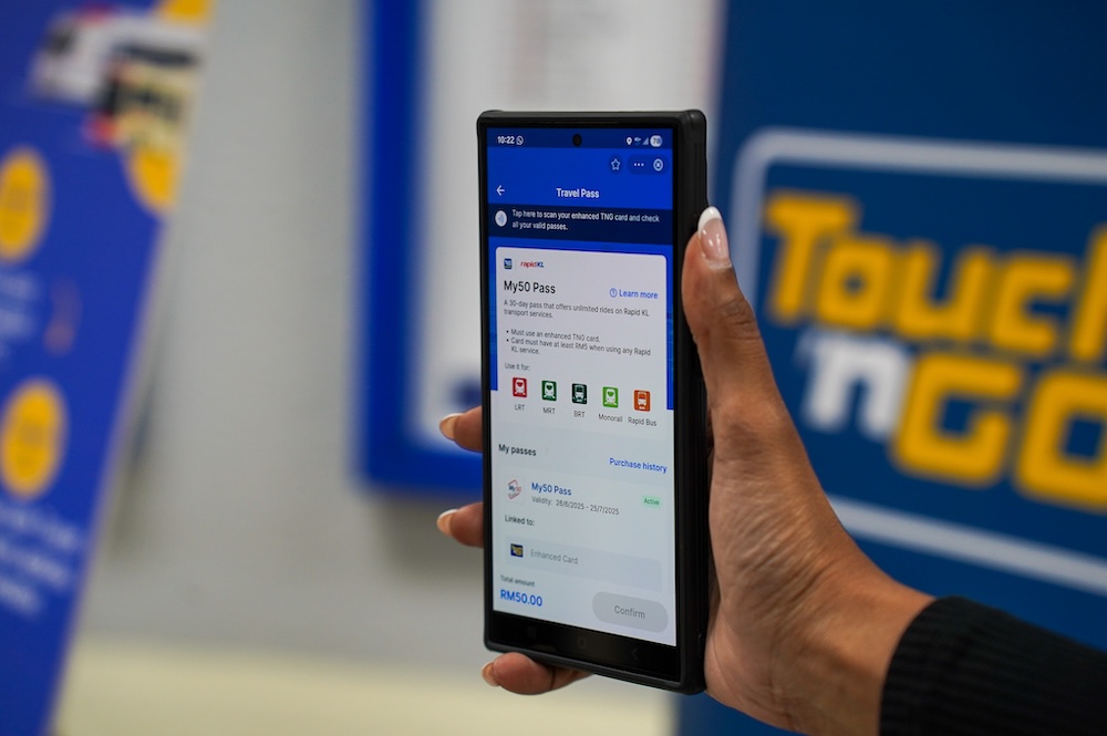 My50 kini boleh dibeli dan diaktifkan menerusi TNG eWallet