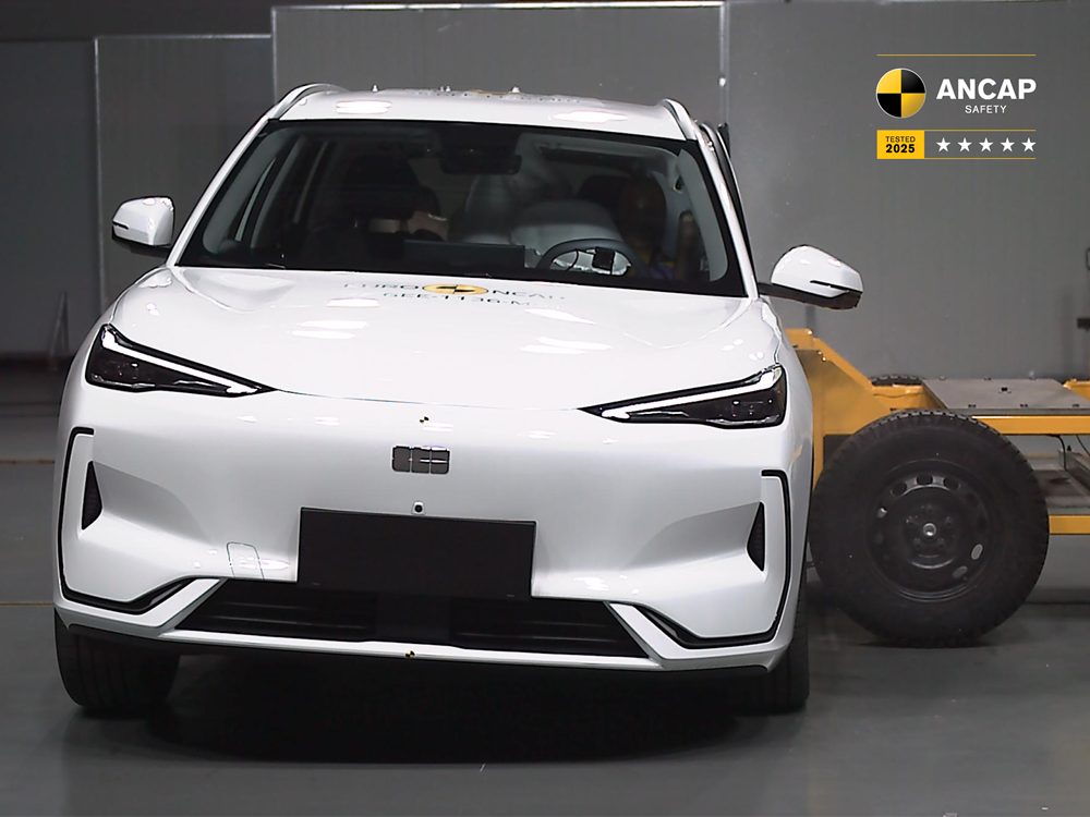 Geely EX5 mendapat rating 5 bintang ANCAP