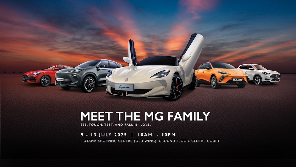 Barisan famili MG Motor Malaysia