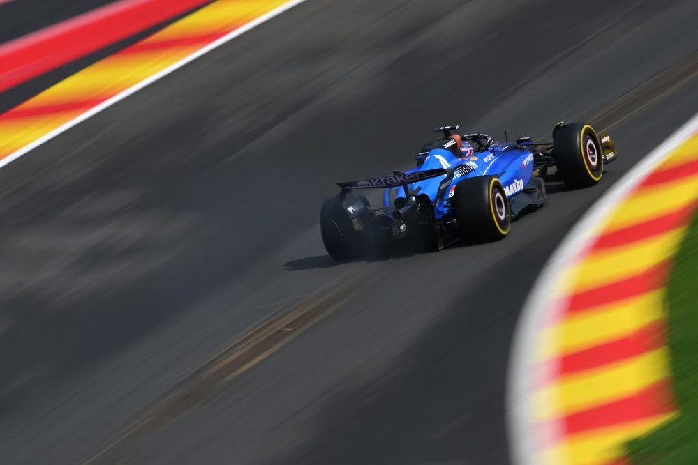 Jentera F1 William-Mercedes di Litar Spa, GP Belgium 