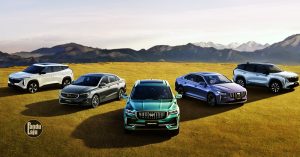 Barisan model global Geely Auto