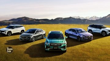 Barisan model global Geely Auto