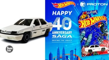 Hot Wheels x Proton keluar diecast Proton Saga edisi ke-40 tahun