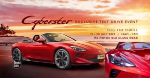 Pandu uji eksklusif MG Cyberster di Jalan Klang Lama