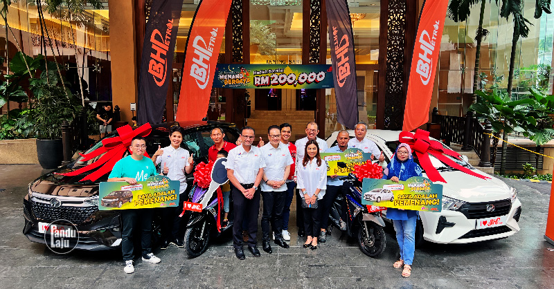 Pemenang peraduan 'Isi Minyak & Beli, Menang Bergaya' 2025 anjuran BHPetrol.