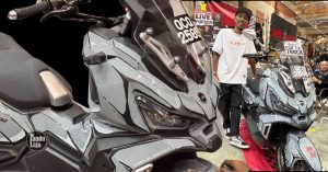 Zameer Pentbrush x PanduLaju lukis SYM Husky 150 di AOS 2025