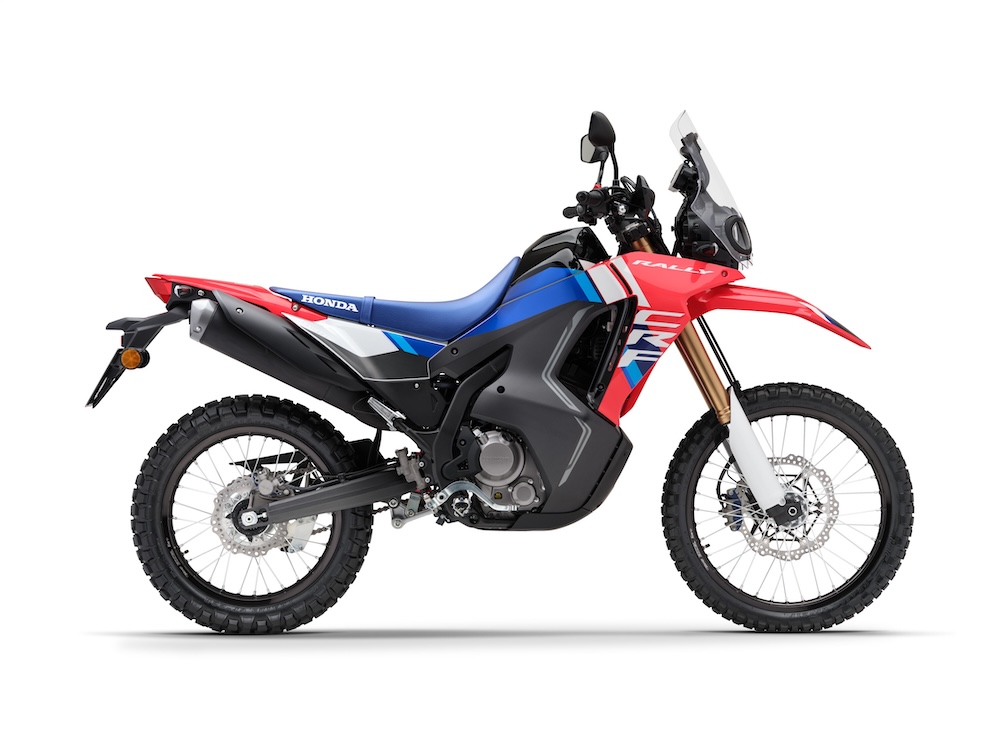 Honda CRF Rally 2025 dalam warna baharu Extreme Red