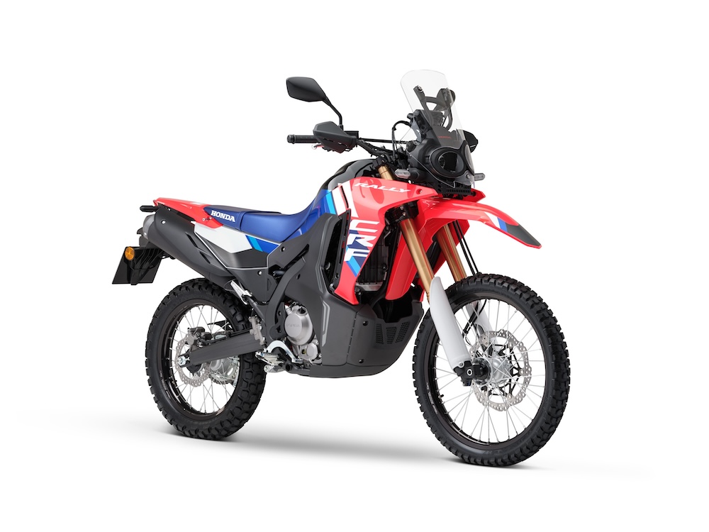 Honda CRF Rally 2025 dalam warna baharu Extreme Red