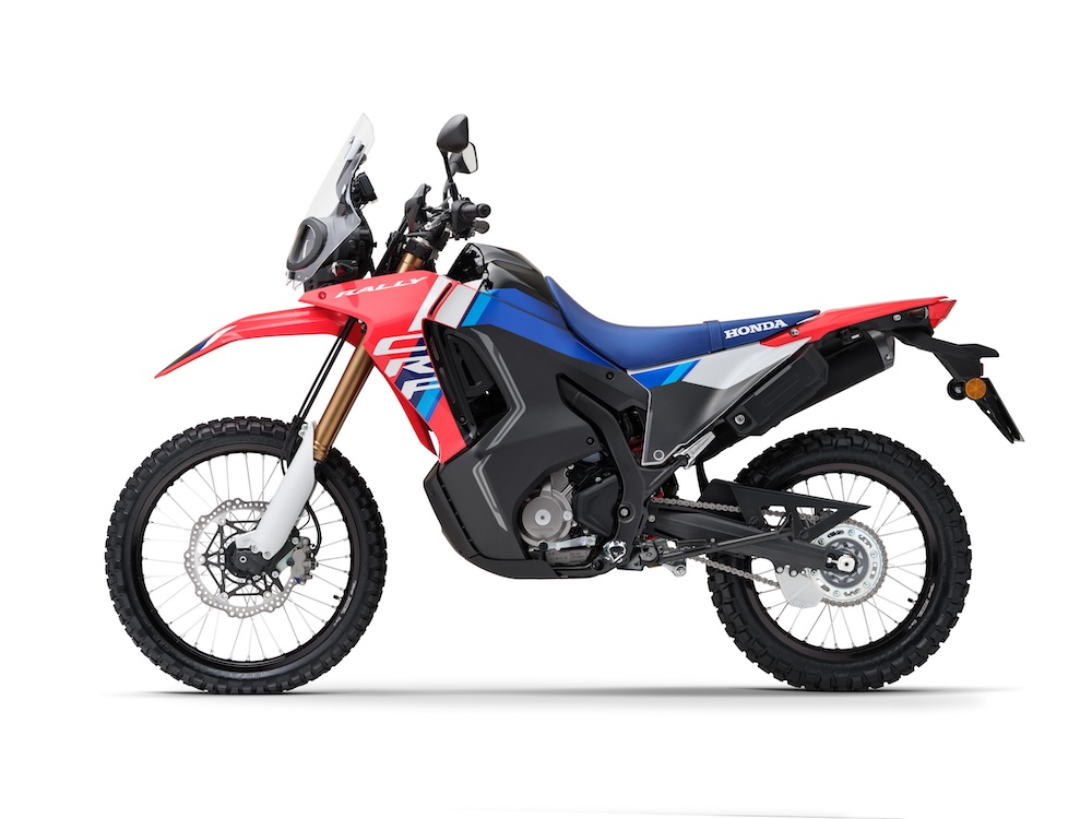 Honda CRF Rally 2025 dalam warna baharu Extreme Red