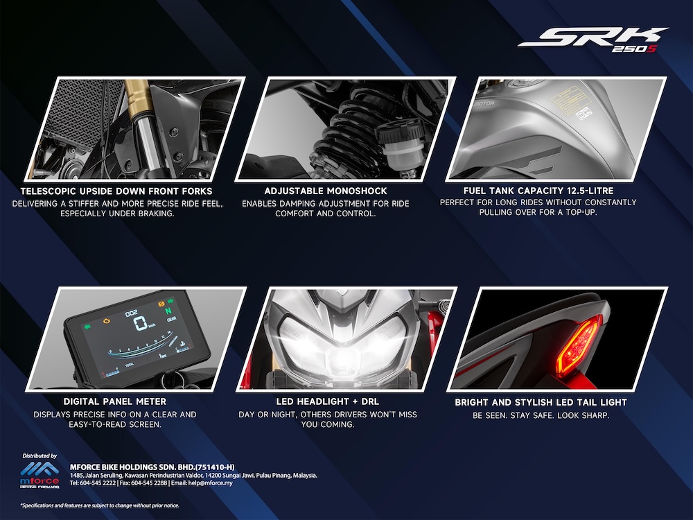 Spesifikasi QJMotor SRK250S