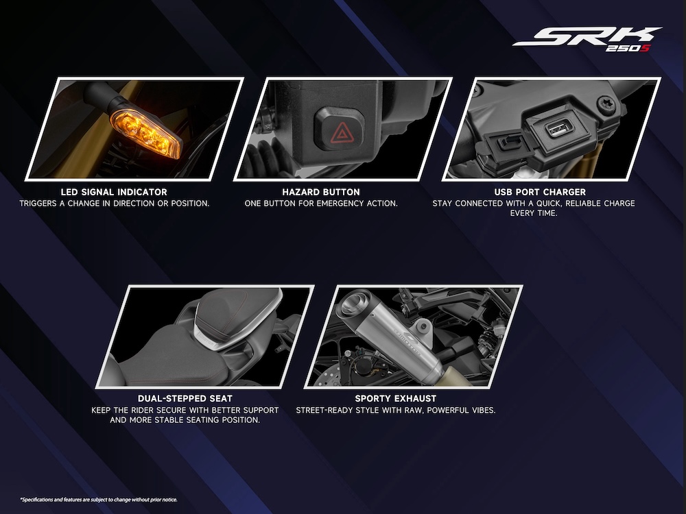 Spesifikasi QJMotor SRK250S