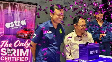 Bateri ASTRA dapat pensijilan SIRIM