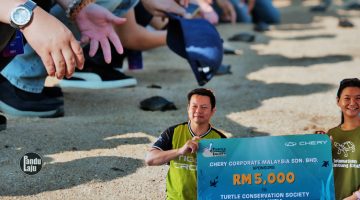 Chery Malaysia puliharan spesies tuntung sungai di Kemaman