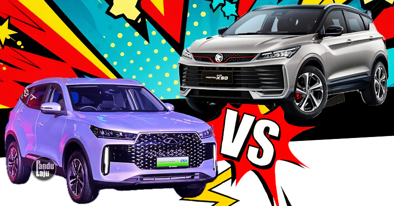 Proton X50 Flagship vs Chery Tiggo Cross 1.5 Hybrid CSH