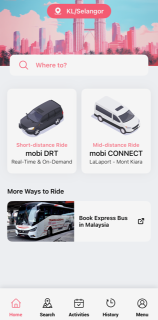 Perkhidmatan e-hailing mobi