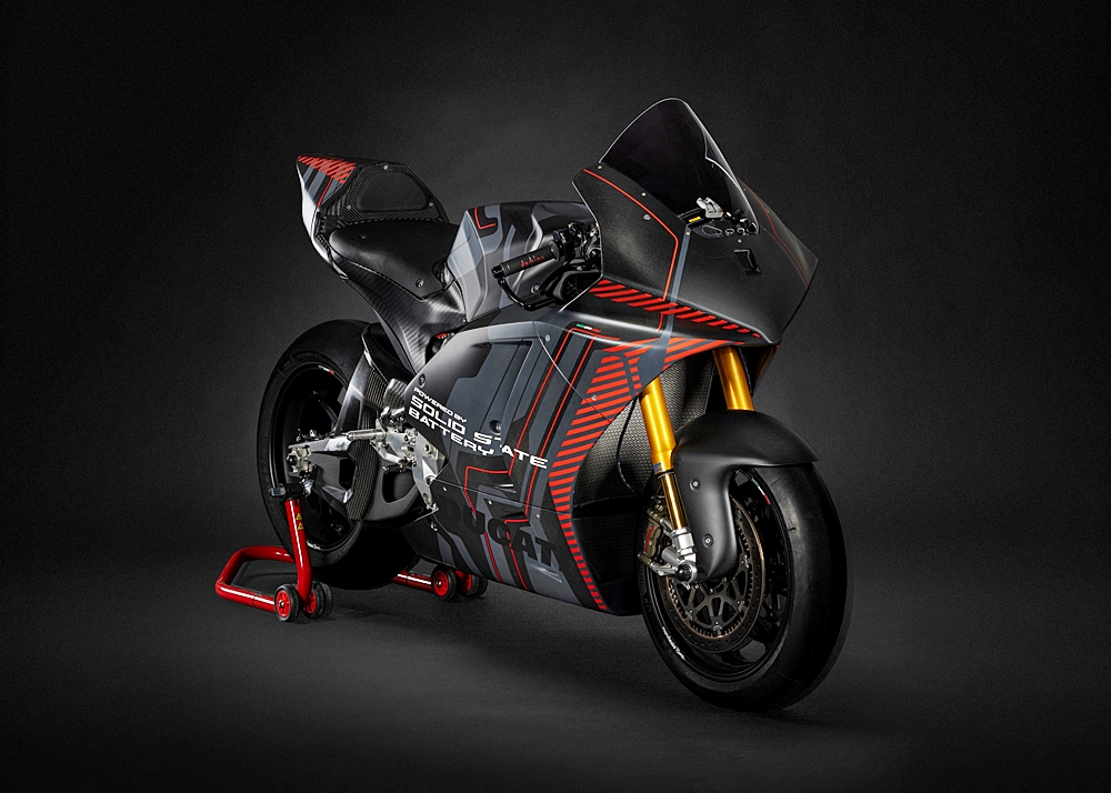 Prototaip Ducati V2L guna bateri pepejal