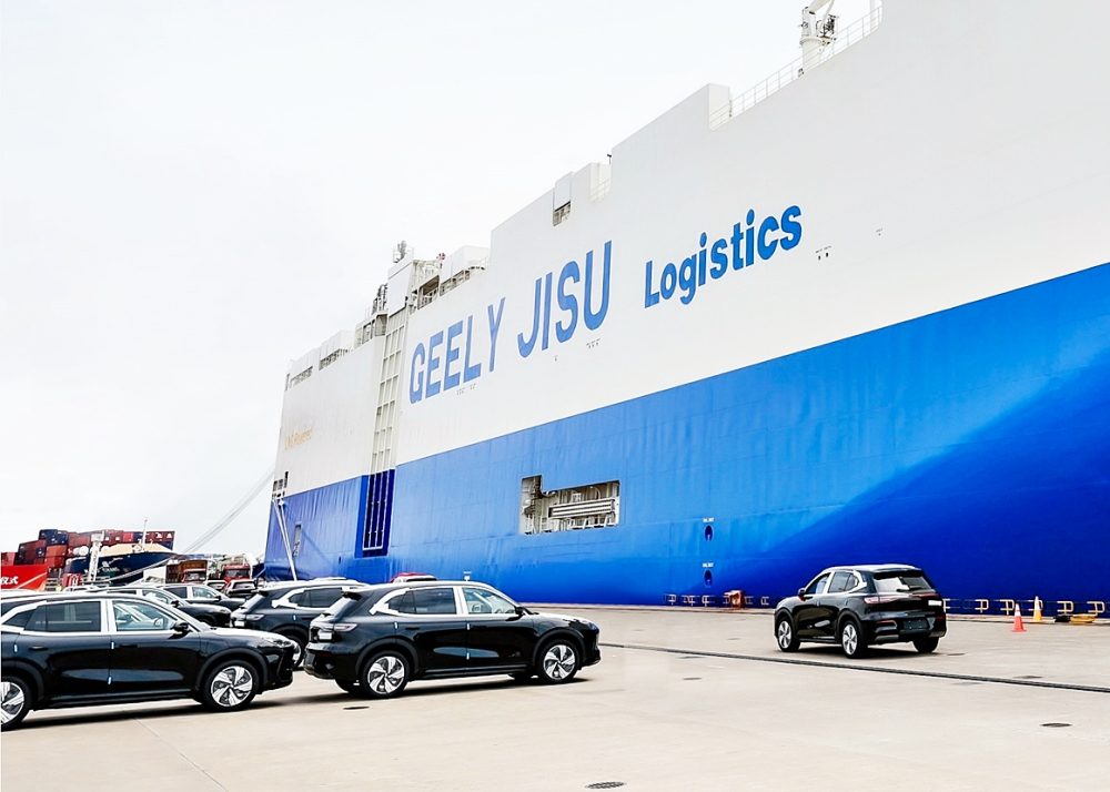 Geely memulakan pelayaran kapal Ro-Ro kedua, JISU Glory ke Eropah