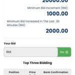 Nombor pendaftaran GM 1 dibida lebih RM1.3 juta.