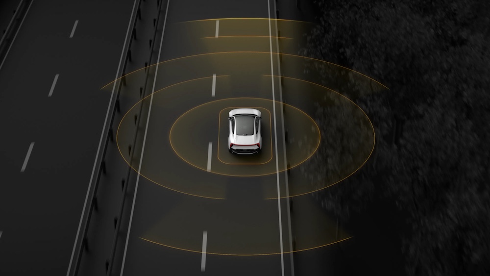 Sensor radar dalam Polestar 5 2026