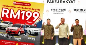 Carsome perkena Pakej Rakyat - Carsome Value Plus, beli kereta terpakai serendah RM199 sebulan.