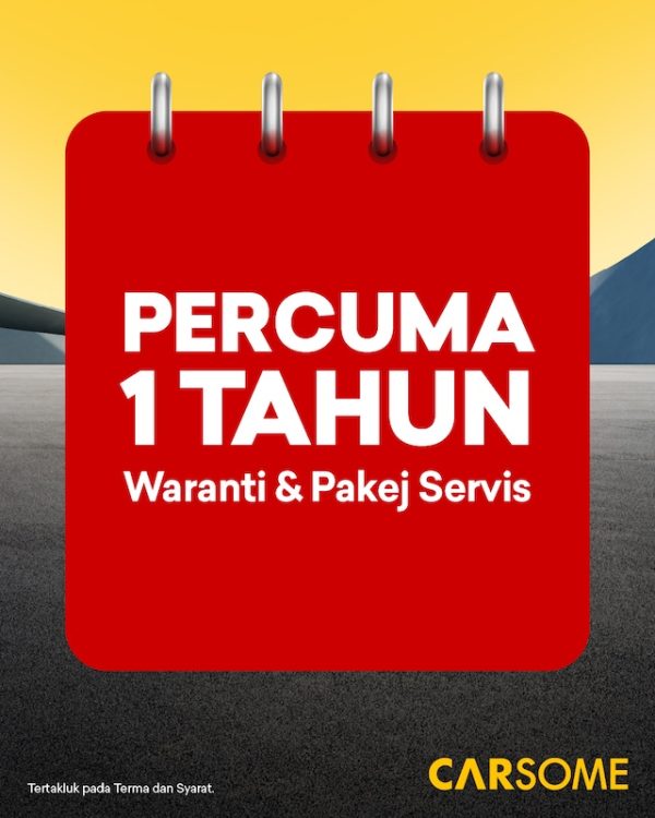 Carsome perkena Pakej Rakyat - Carsome Value Plus, beli kereta terpakai serendah RM199 sebulan.
