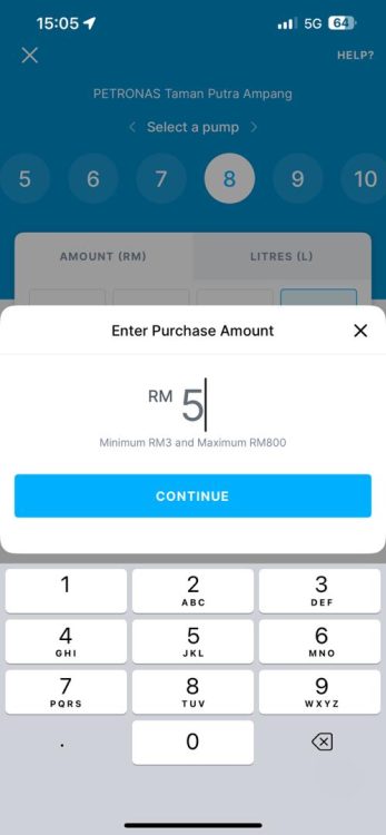 BUDI95 - isi RON95 guna Setel di Petronas