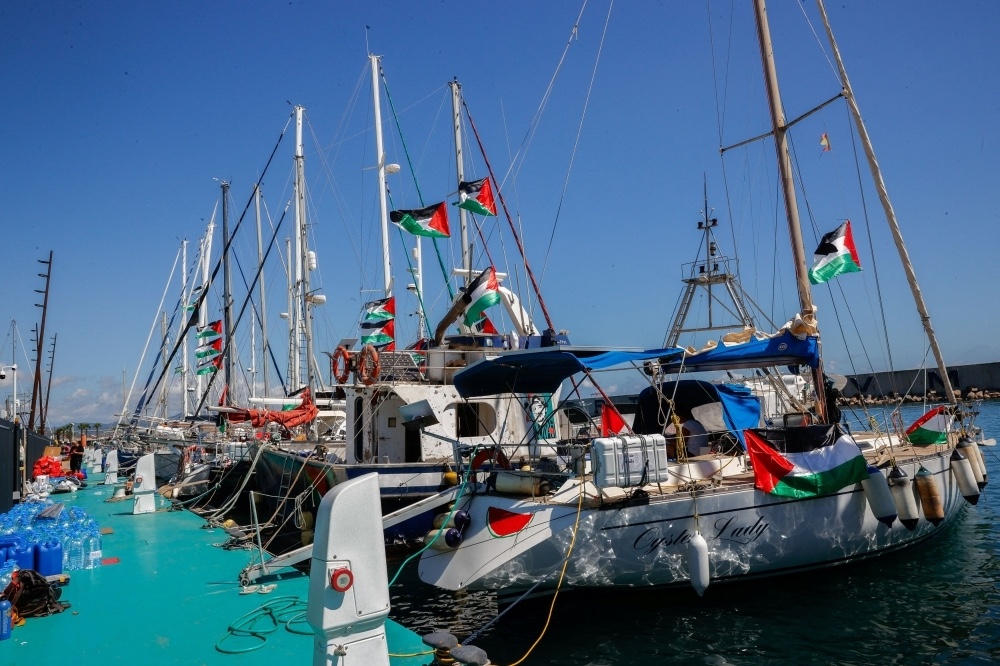 Konvoi kapal Global Sumud Flotilla ke Gaza
