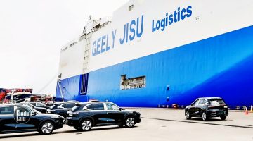 Geely memulakan pelayaran kapal Ro-Ro kedua, JISU Glory ke Eropah