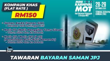 JPJ tawar kompaun khas kadar rata sempena Mini Karnival MOT di Terminal Bersepadu Gombak (TBG)