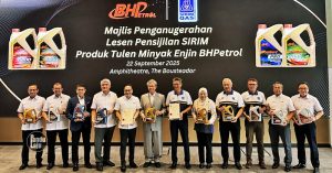 Minyak enjin BHPetrol dapat pensijilan SIRIM