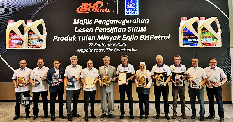 Minyak enjin BHPetrol dapat pensijilan SIRIM