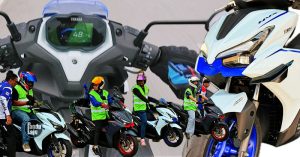 Tunggang uji Yamaha NVX 2025 di SIC