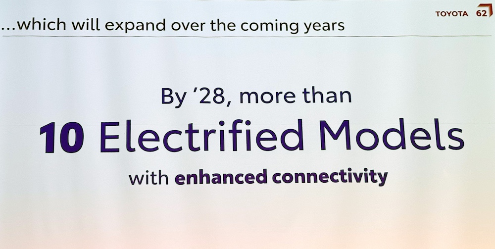 Toyota bakal melancarkan 10 model elektrifikasi di Asia Tenggara menjelang 2028.
