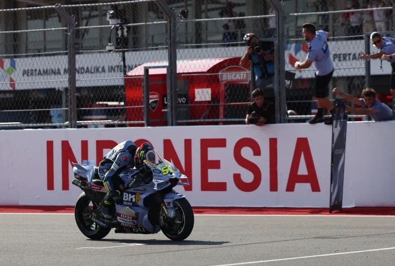 Fermin Aldeguer juara GP Indonesia, rookie kedua termuda menang MotoGP