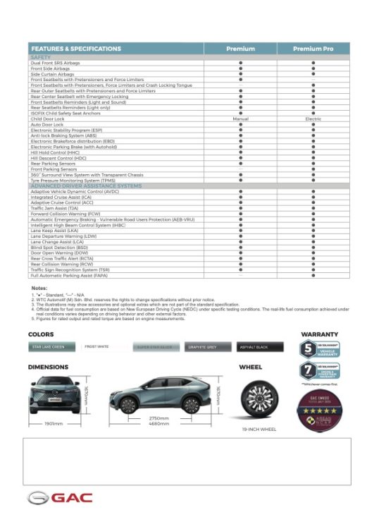 GAC Emkoo 2025 brochure