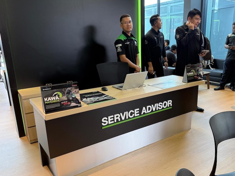 Modenas rasmi Pusat Teknikal Kawasaki (KTC) di Glenmarie