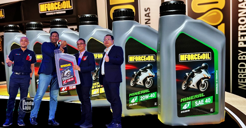 MForce Bike Holding lancar minyak enjin motosikal MFORCE OIL