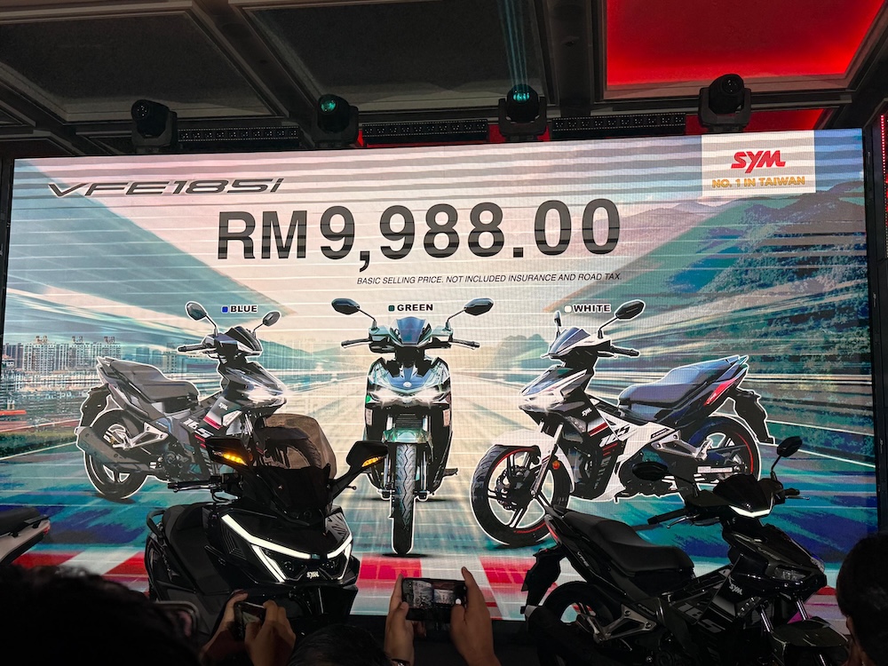 SYM 185 VFEi lancar di Malaysia