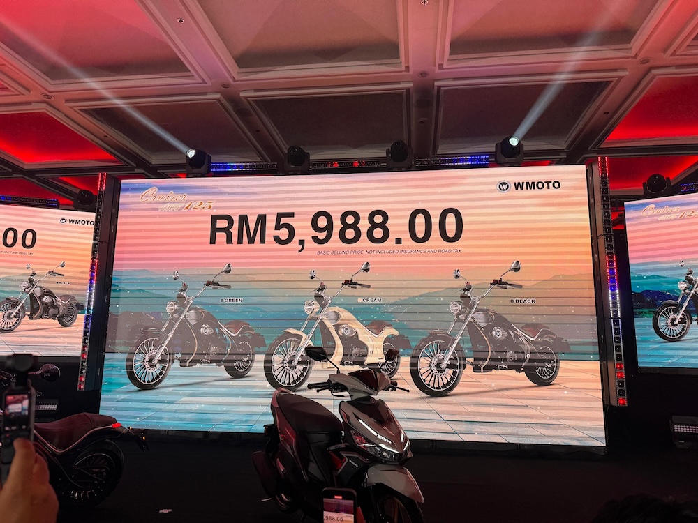 WMotor Cruiser AMT 125 lancar di Malaysia