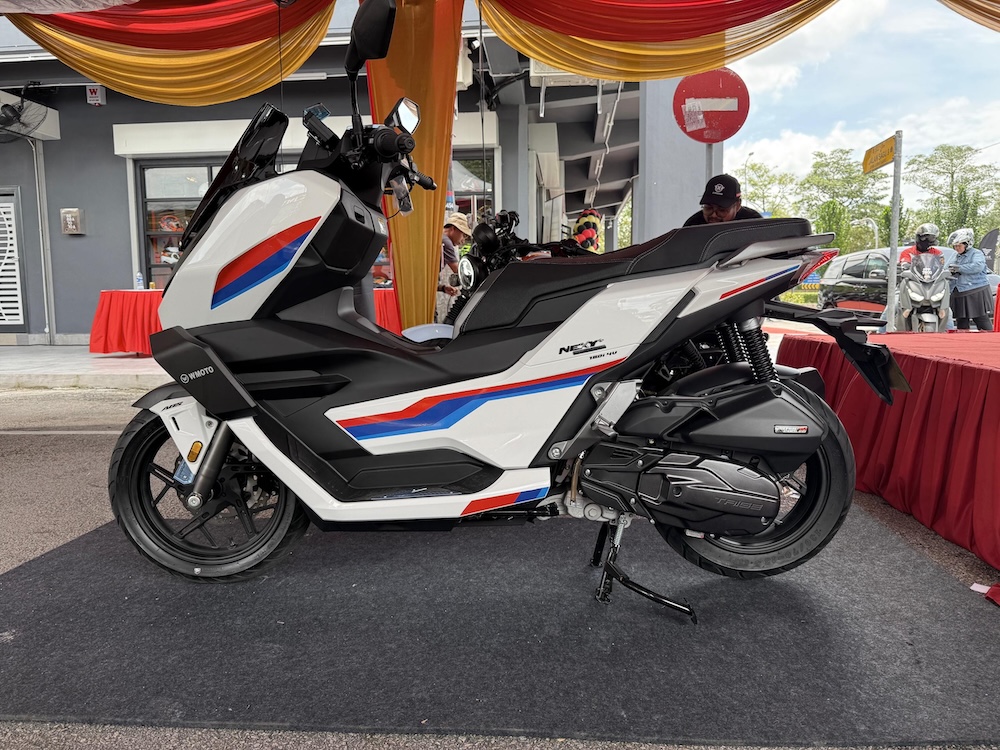 WMoto Nexy+ 180 dilancarkan untuk pasaran Malaysia.