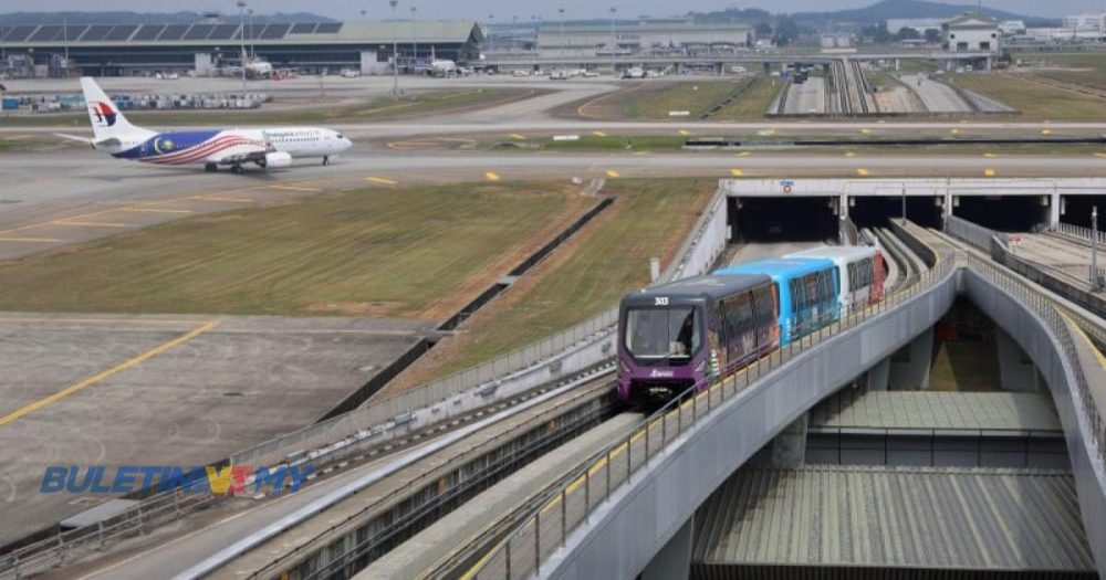 Aerotrain KLIA beroperasi sepenuhnya.