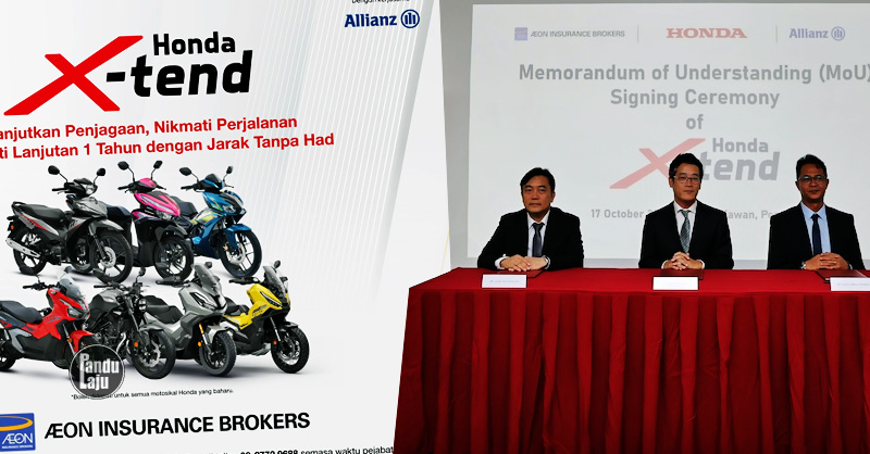 Boon Siew Honda (BSH) melancarkan program waranti lanjutan Honda X-tend.