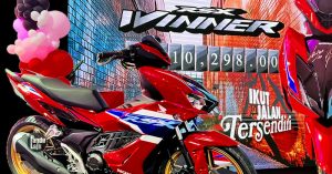 Honda RS-X Winner Tricolor Edition, 800 unit sahaja