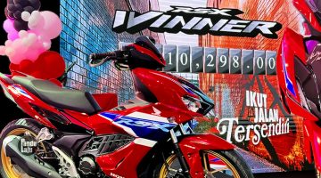 Honda RS-X Winner Tricolor Edition, 800 unit sahaja