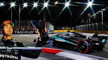 Pelumba Mercedes-AMG PETRONAS, George Russell menjadi juara F1 GP Singapura 2025